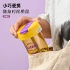 Mini tonton cups, children's and students' plastic cups, portable straw cups, cute and good-looking cups, gifts, large-belted water cups details Picture